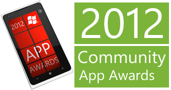 WP7 2012 Community App awards